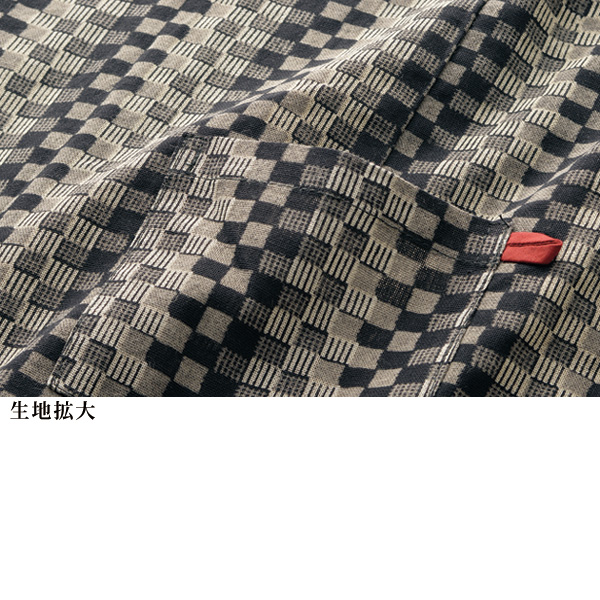 ピンタック市松模様ジャケット