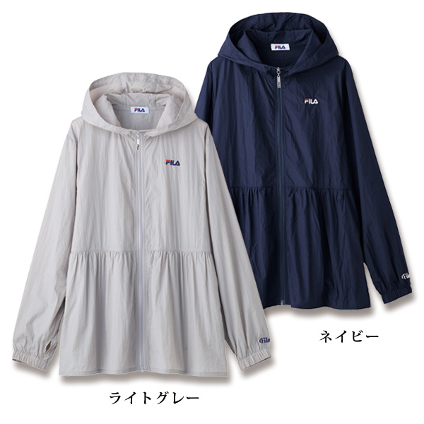 フィラ はっ水UVカット加工ワッシャーパーカー FILA 大きいサイズ M L LL 3L