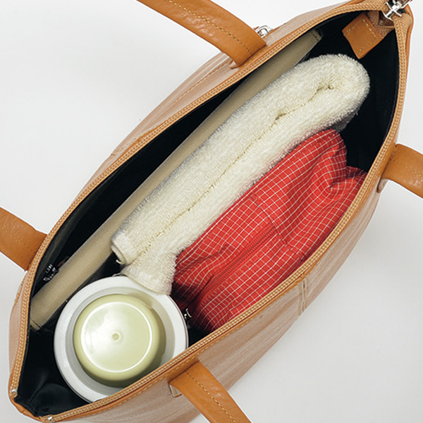 日本製牛革軽量手提げバッグ