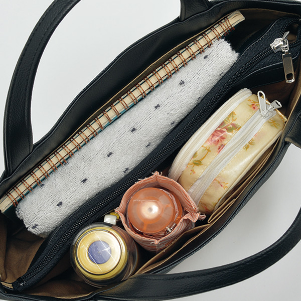 京華 タタミフチ手提げバッグ