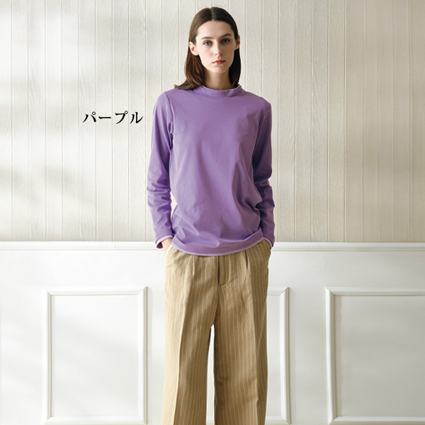 綿100％重ね着風配色デザインプルオーバー 大きいサイズ M L LL 3L