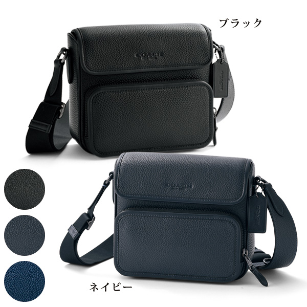 コーチ 新作レザーショルダーバッグ COACH
