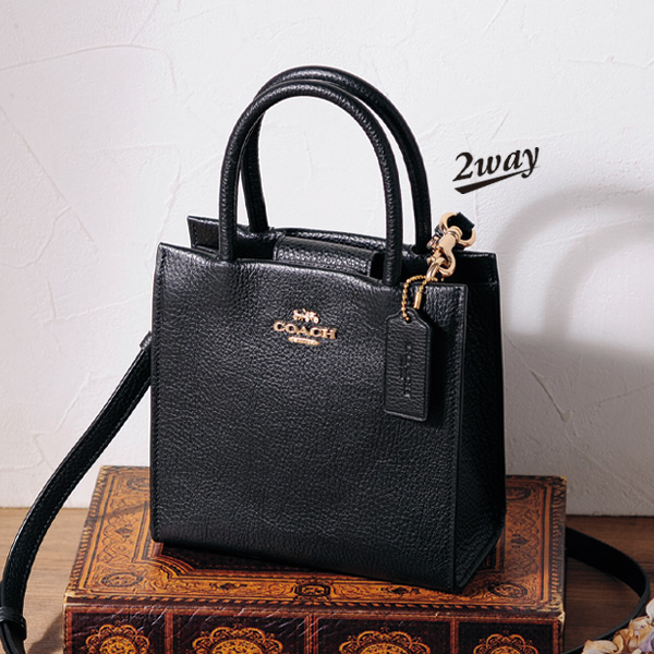 コーチ レザー2WAY手提げ COACH