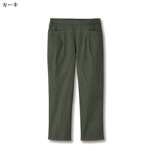 立体裁断こだわり楽ちん美シルエットパンツ 大きいサイズ M L LL 3L