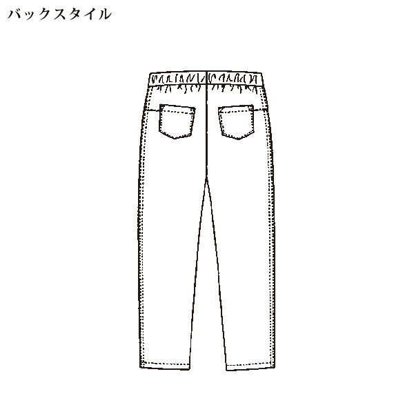 立体裁断こだわり楽ちん美シルエットパンツ 大きいサイズ M L LL 3L