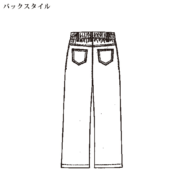 軽やか楽ちんサマーデニムパンツ 大きいサイズ M L LL 3L