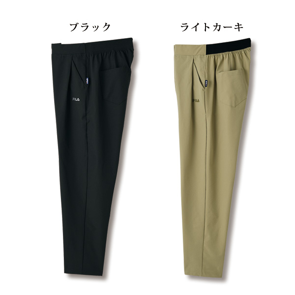 フィラ UVひんやりタッチシアサッカーテーパードパンツ FILA 大きいサイズ M L LL 3L