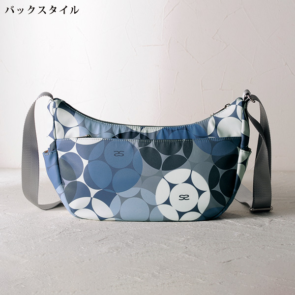 サボイ バルーン柄三日月ショルダー SAVOY
