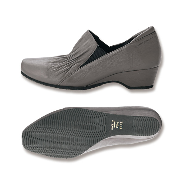 ハーブ ソフト牛革シャーリングパンプス herb