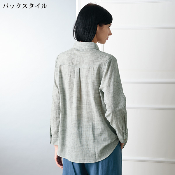 楊柳風ブラウス 大きいサイズ M L LL 3L