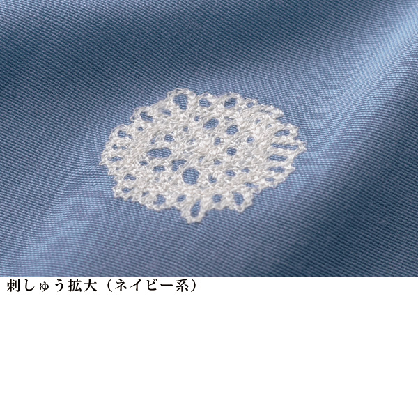 サークル刺しゅうシャツワンピース