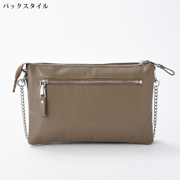 ビジュー使いお財布機能ポシェット