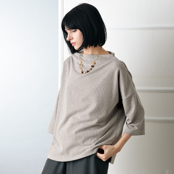 ジャカードプルオーバー