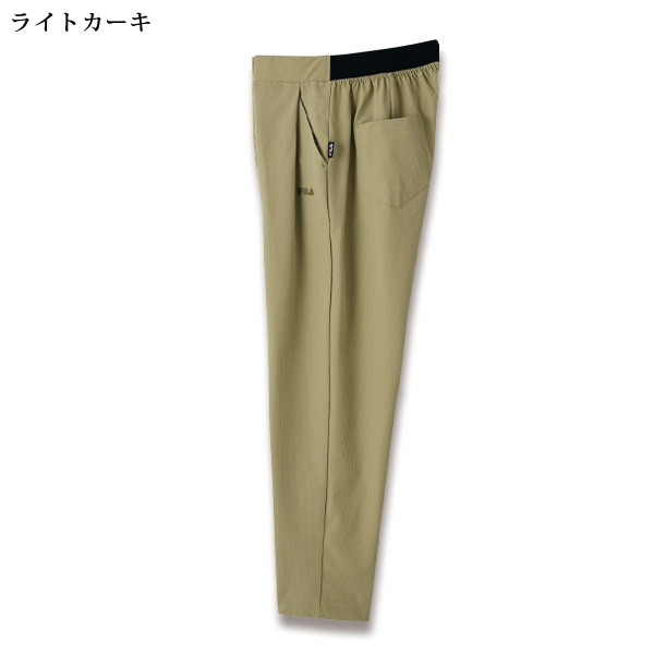 フィラ UV ひんやりタッチシアサッカーテーパードパンツ FILA 大きいサイズ M L LL 3L