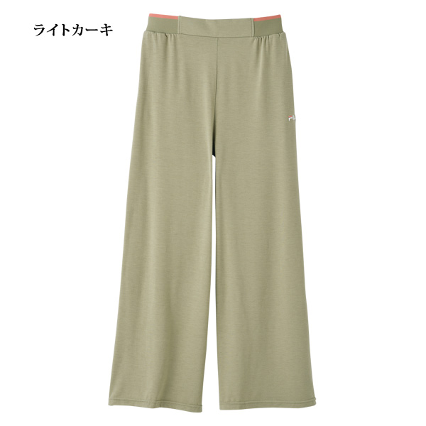 フィラ UV接触冷感とろみワイドパンツ FILA