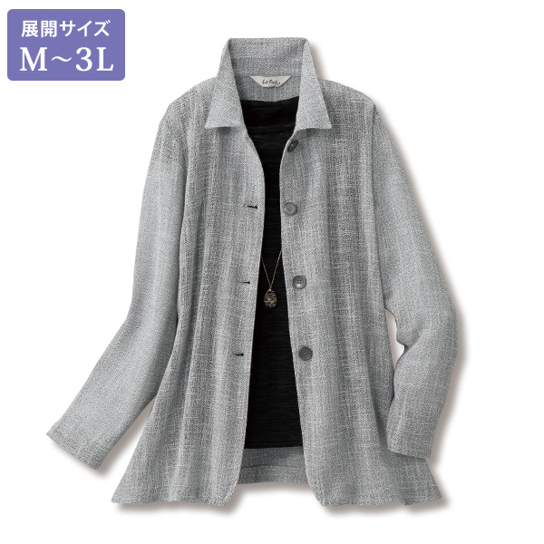 涼やかジャケット 大きいサイズ M L LL 3L