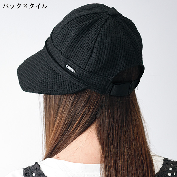 小顔に見える つば広ハット
