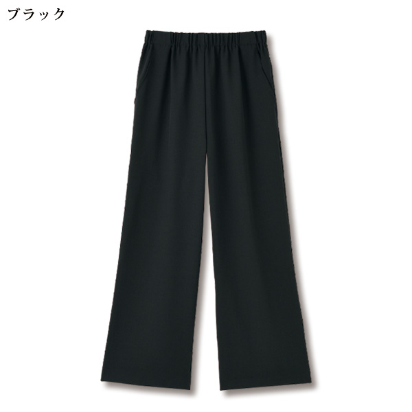 ロイカ ツイルゆったりドレープワイドパンツ