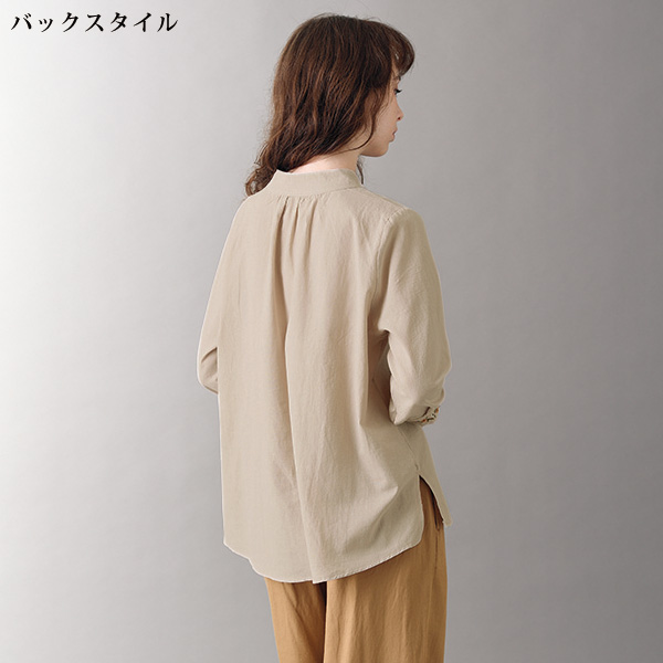 花刺しゅうブラウス