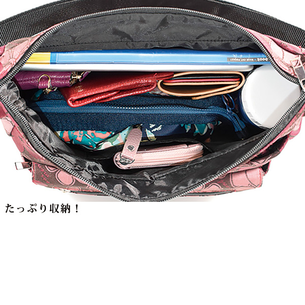 花柄ジャカードのお出かけショルダー