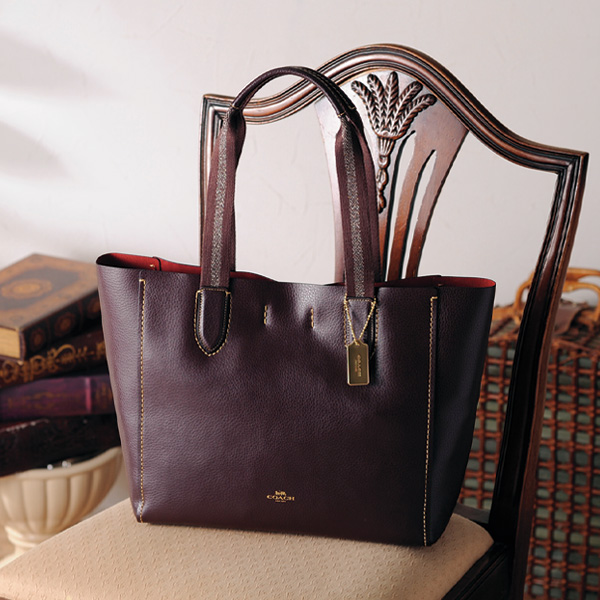 コーチ レザーダービートートバッグ COACH