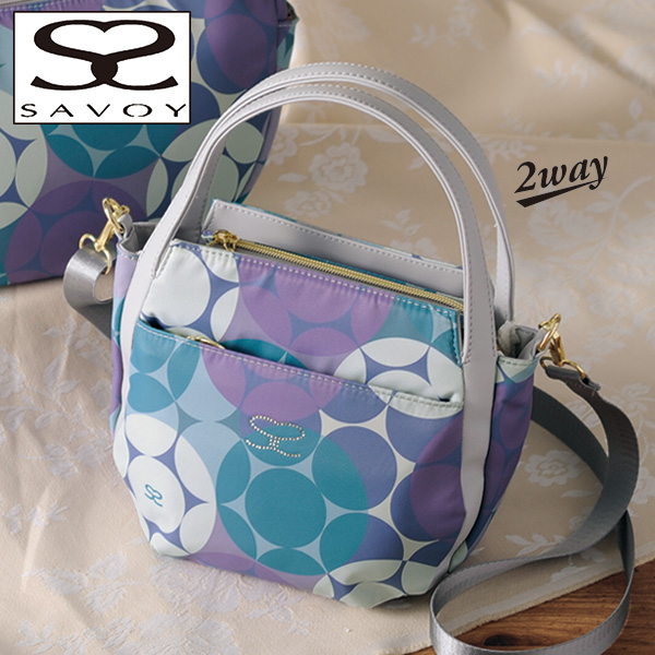 サボイ 新作サマーバルーン柄2WAYハンドバッグ SAVOY