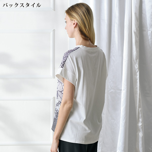 花柄プルオーバー 大きいサイズ3L～4L