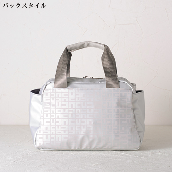 プリント軽量ミニボストンバッグ
