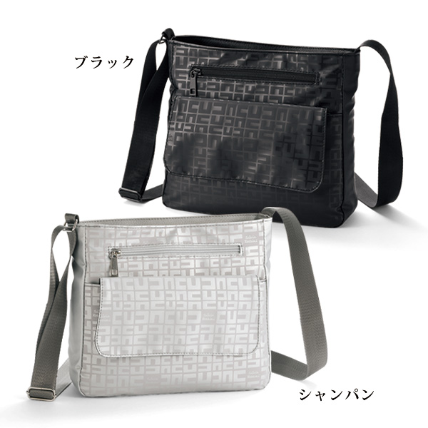 プリント軽量ショルダーバッグ