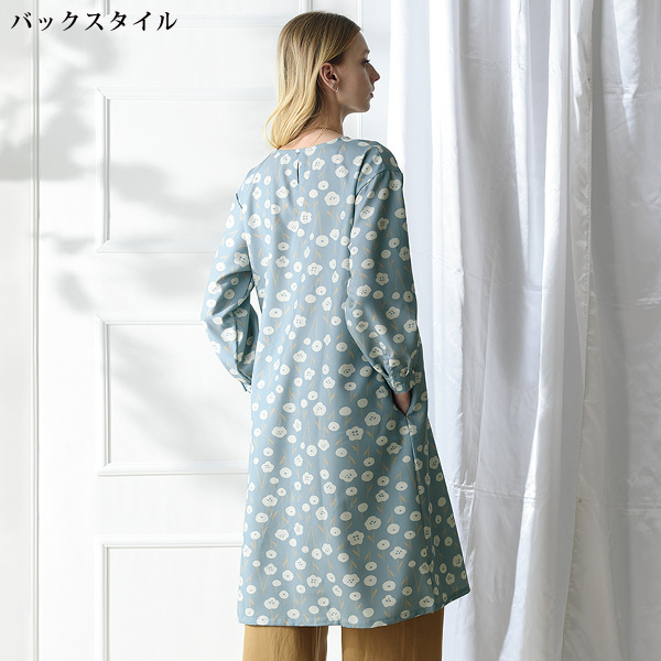 フラワープリントワンピース