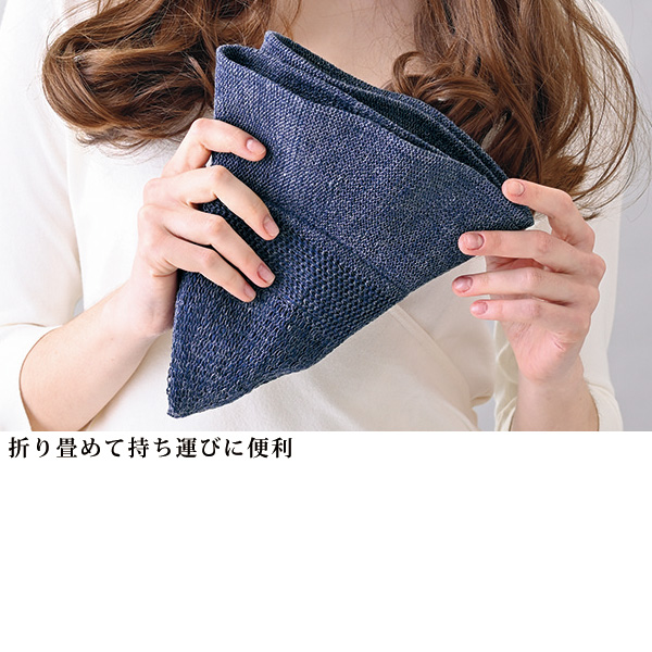 涼やか麻混ハット
