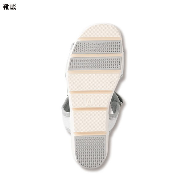 アンクルベルトフットベッドサンダル