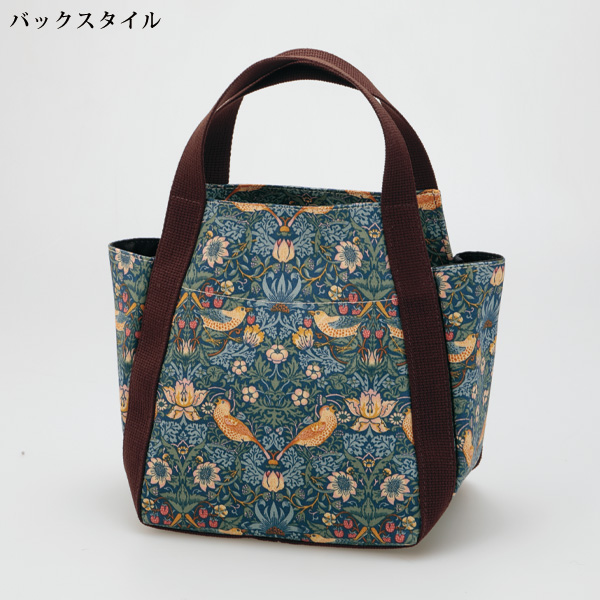 「eure」Fabric by ベスト オブ モリス 配色手提げバッグ