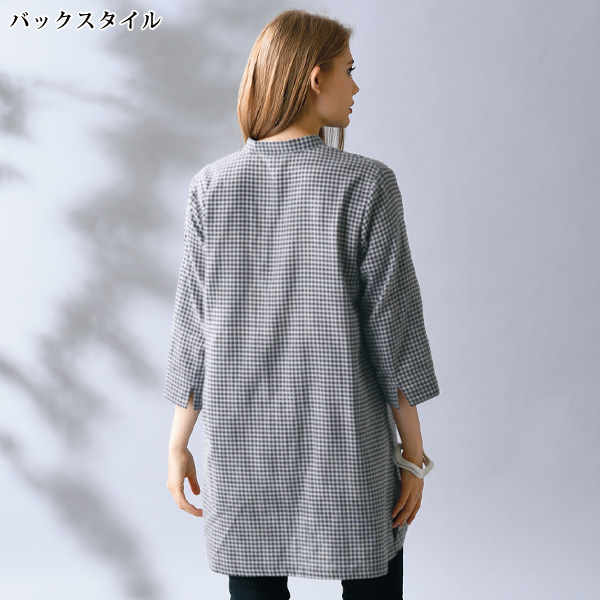 ダブルガーゼスキッパーチュニック