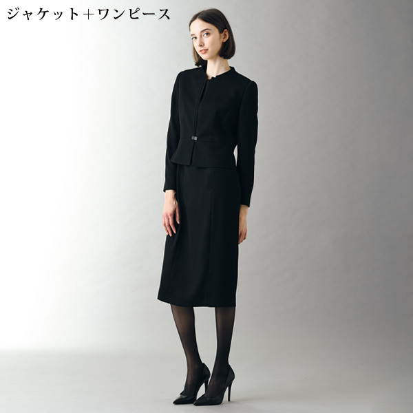 美痩せ前開きジャケット＆ワンピース