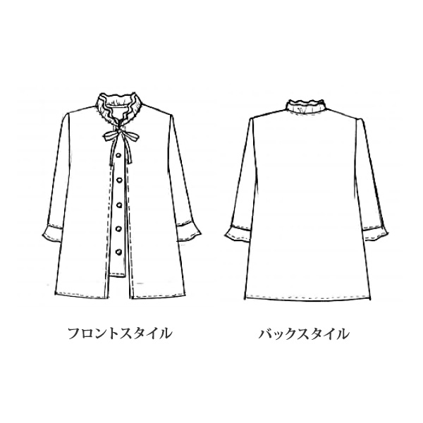 重ね着風フォーマルブラウス