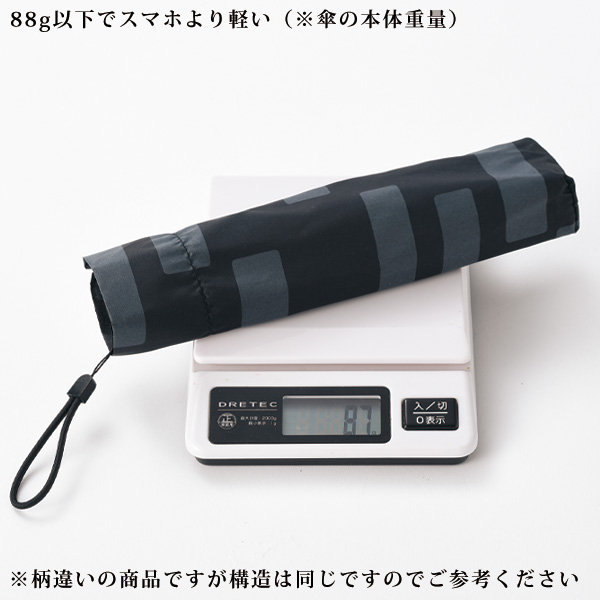 超軽量 晴雨兼用折り畳み傘 ボタニカル柄