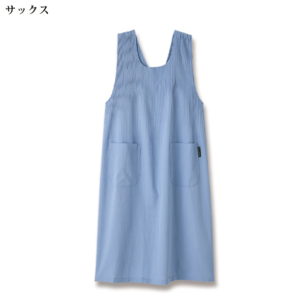 ストレッチワッシャープリーツエプロン