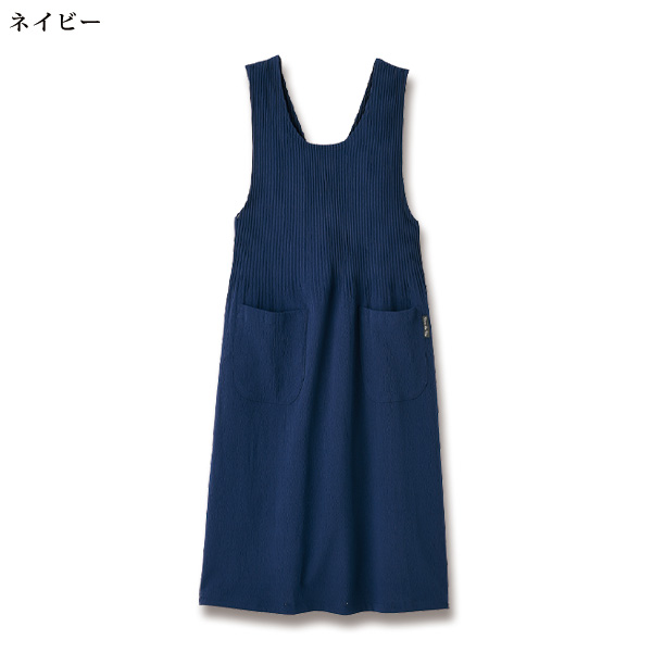 ストレッチワッシャープリーツエプロン