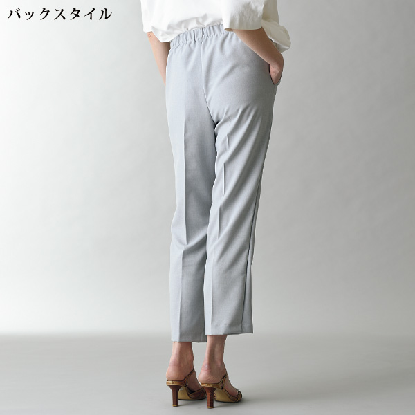 麻調ドライ楽々パンツ 股下63cm 大きいサイズ M L LL 3L