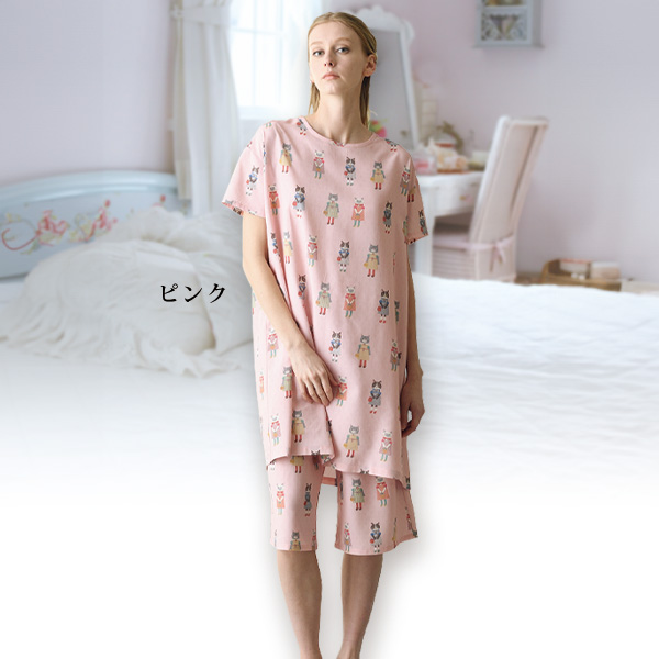 パーラーすずらん堂 クールレーヨンひんやりルームパンツ