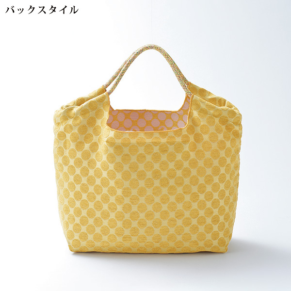 パーラーすずらん堂 ジャカード織ロープハンドルトートバッグ