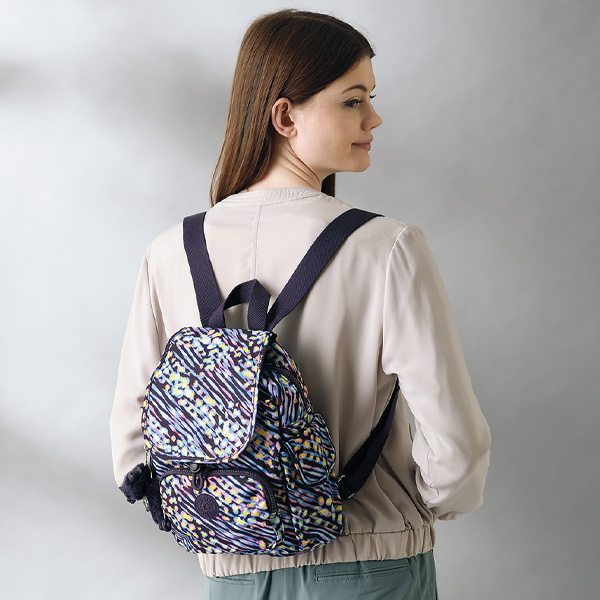 キプリング アートプリントリュック CITY PACK MINI kipling