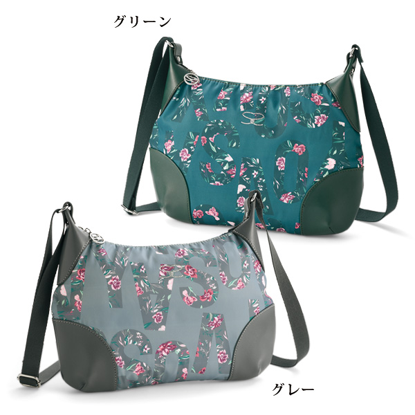 サボイ 花柄ロゴアクセントショルダーバッグ SAVOY