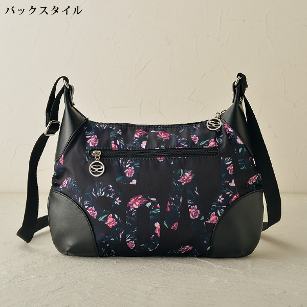 サボイ 花柄ロゴアクセントショルダーバッグ SAVOY