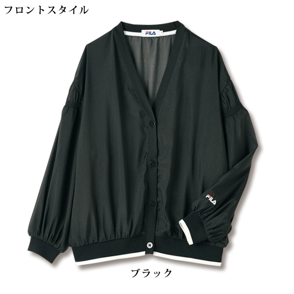 フィラ UV艶めきシアーアクティブカーディガン FILA 大きいサイズ M L LL 3L
