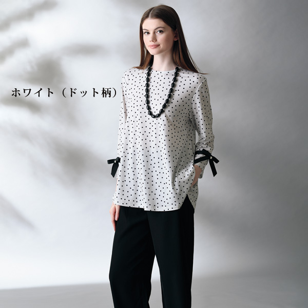 袖リボンチュニック