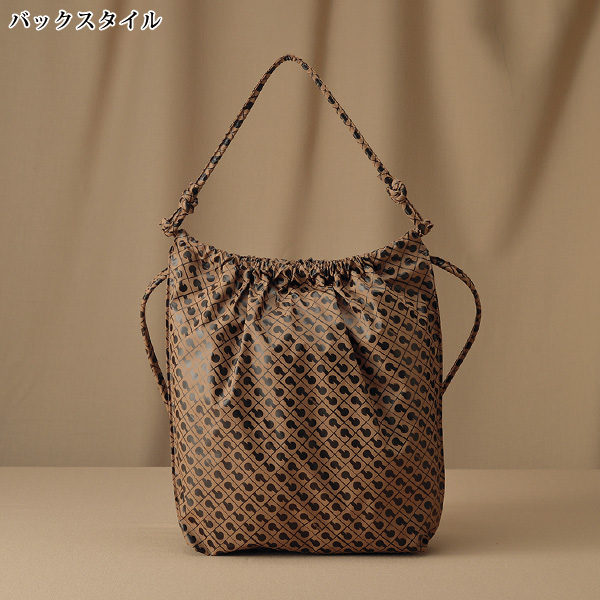 ゲラルディーニ イタリア製Gモノグラム2WAYバッグ（ポーチ付き） GHERARDINI