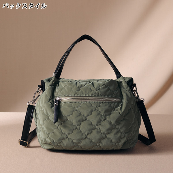 タッセル付キルティング2WAYバッグ