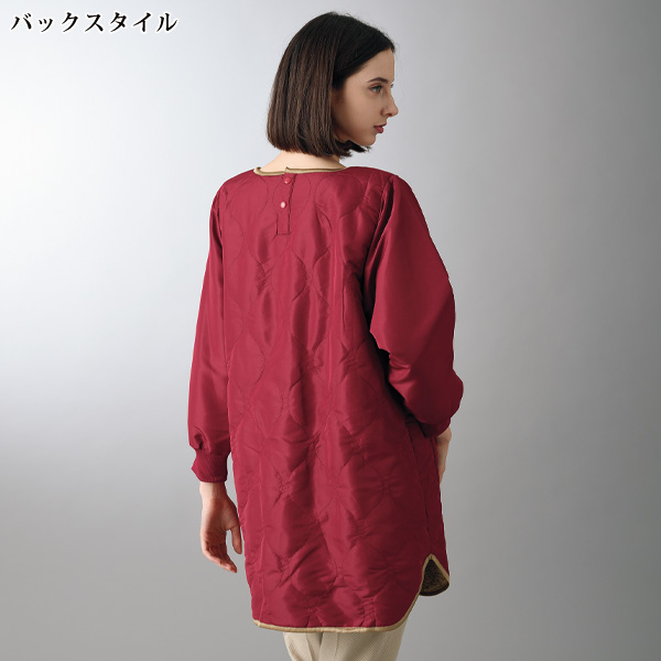 裏ボアキルトあったかチュニック